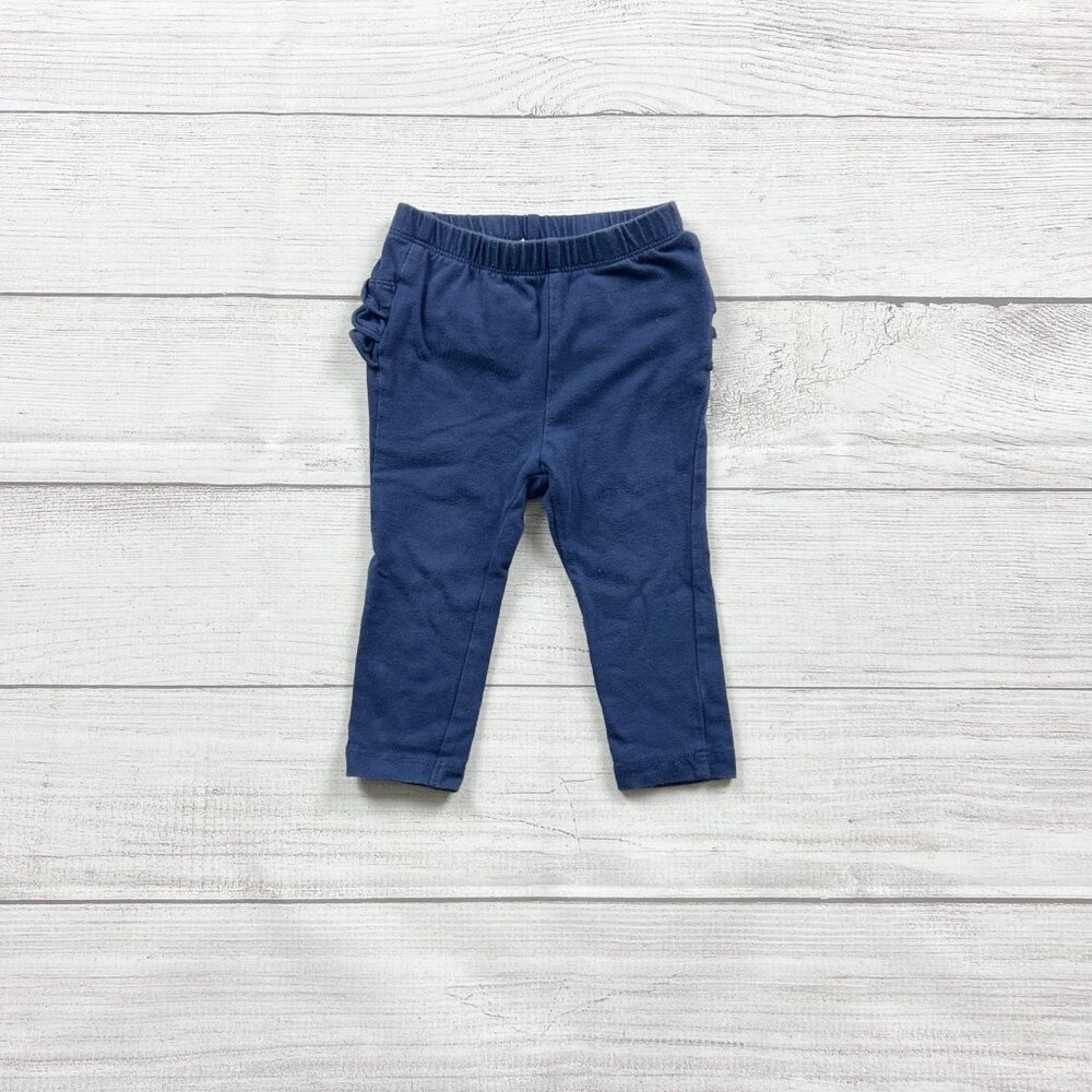 Old Navy Baby Girl Ruffle Butt Leggings Stretch Pants 6-12 Months
